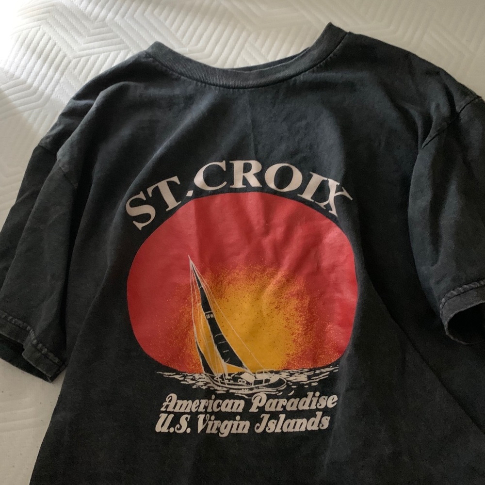 at.croix cropped tee